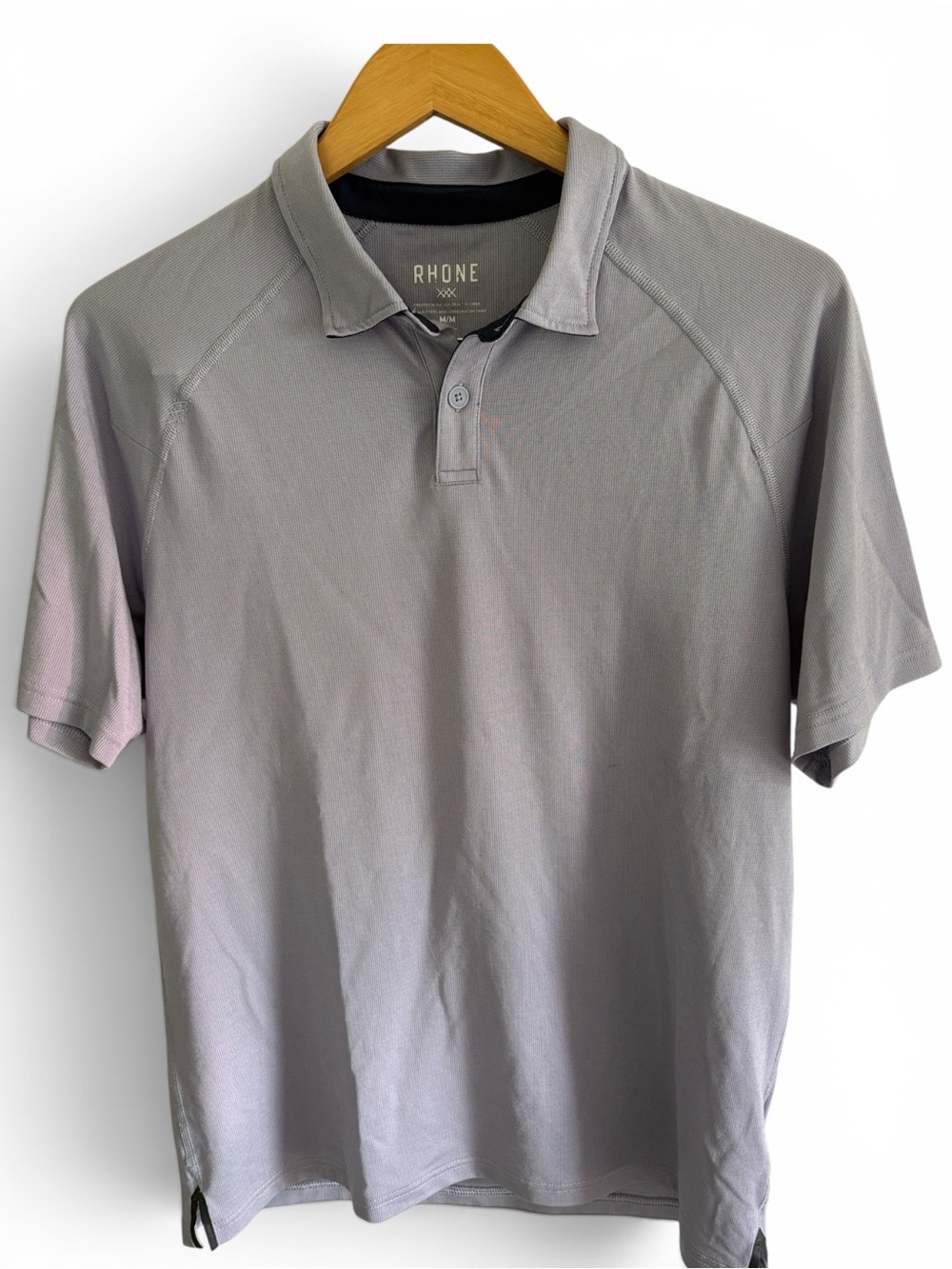 RHONE Men's Light Lavender Polo Shirt